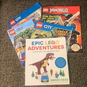 5 Paperback Lego Books